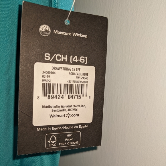 🩵 NEW ATHLETIC Aqua Top Size S - Picture 4 of 7